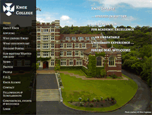 Tablet Screenshot of knoxcollege.ac.nz